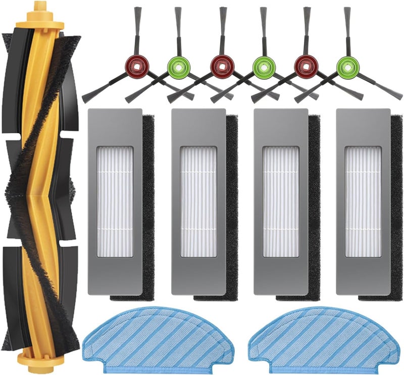Detetap Replacement Parts Kits for ECOVACS Deebot Ozmo T8 T8+ T8 Aivi T8 AIVI+ T8 MAX T9+ T5 N8+ / N8+ Plus N8 Pro N8 Pro + / N8 Pro+ Plus N10 Plus N7 OZMO 920 950 for Yeedi Vac 2 Pro Vac Max Vac Station - Image 1